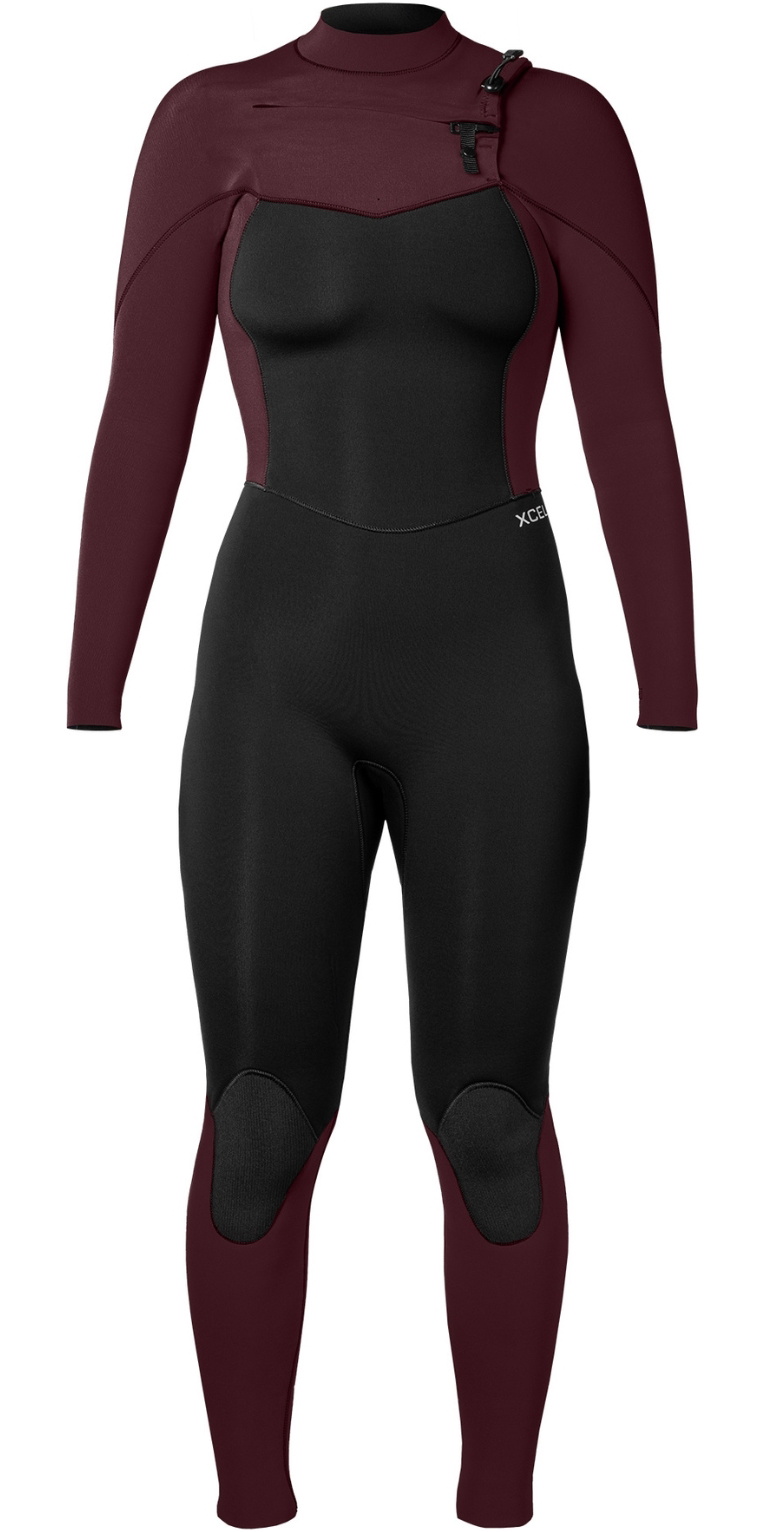2024 Xcel Womens Comp 4/3mm Chest Zip Wetsuit WN43ZXC4W